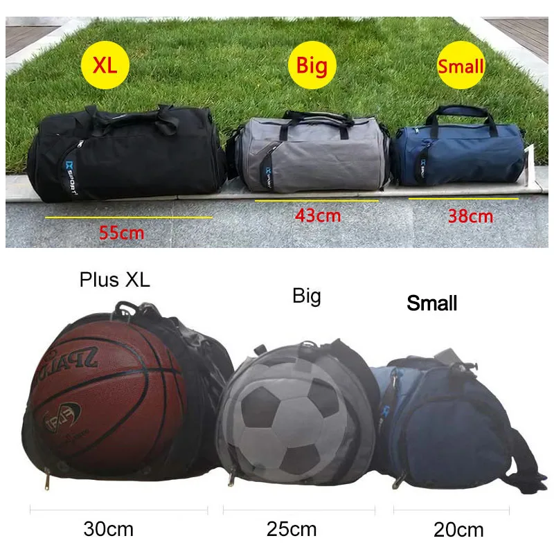 Bolsa De gimnasio seca y húmeda para hombre y mujer, bolsa De entrenamiento, Tas, Fitness, viaje, deportes al aire libre, natación, gimnasio, Yoga, zapatos, XA103 + WA