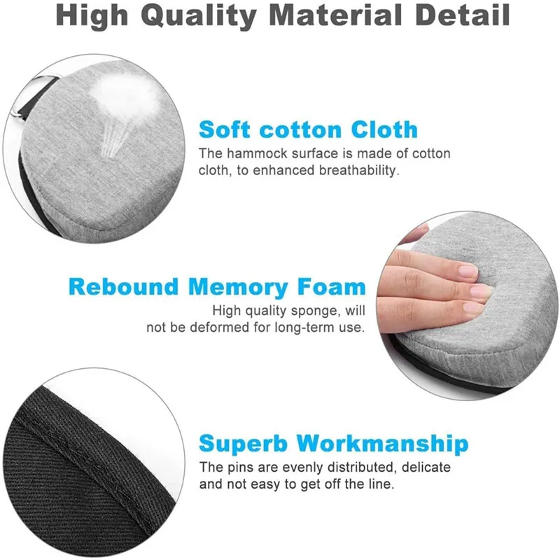 Hamaca con Soporte para Masajeador de Tracción Cervical, Hamaca Cervical para Reducir el Dolor de Cuello, Alivio y Relajación con Antifaz Gratis