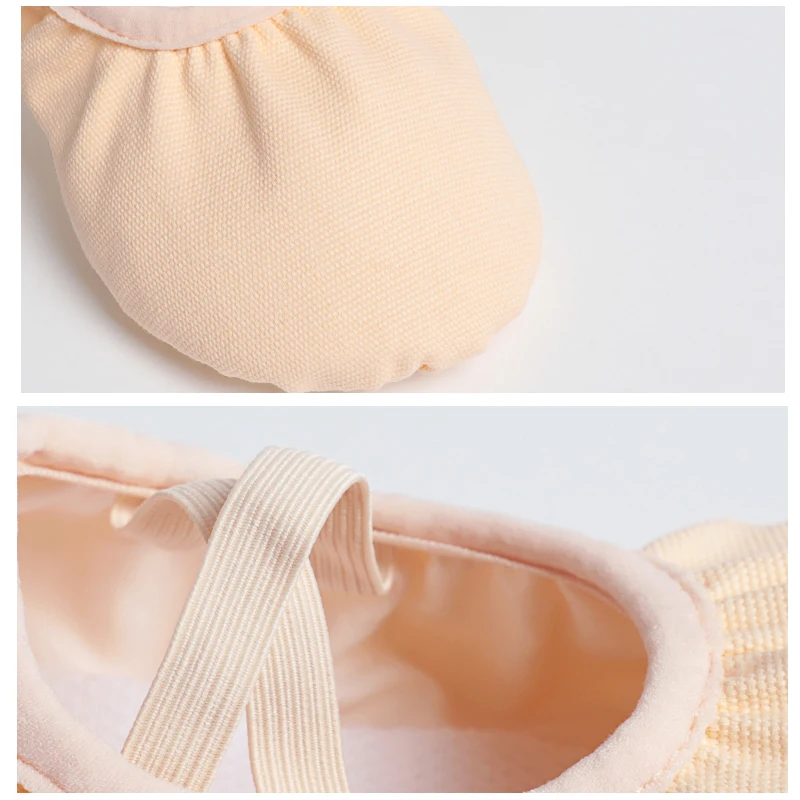 Zapatillas de Ballet para Niñas y Mujeres, Zapatos de Bailarina, Zapatillas de Ballet Planas de Lona con Suela Suave, Zapatillas de Baile para Niños, Zapatos de Práctica de Danza
