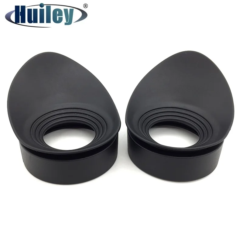 Un Par de Oculares de Goma para Binoculares, Protectores de Ojos, Diámetro Interior de 40 mm, para Oculares de Microscopio y Telescopios