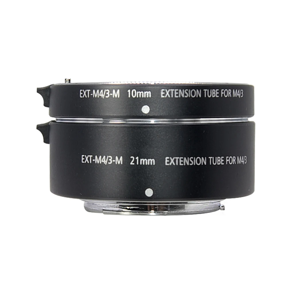 Mcoplus anillo de tubo de extensión Macro de enfoque automático de Metal para Panasonic Lumix Olympus M4/3 montaje EM1 EM5 EM10 II III GH5 G85 GX9 G7 G9