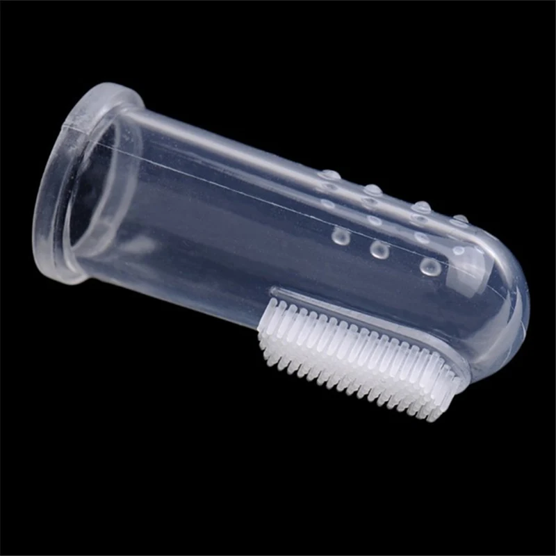 Cepillo de dientes supersuave para mascotas, herramienta de limpieza de dientes de gato, suministros para perros, accesorios para el mal aliento, 1 unidad