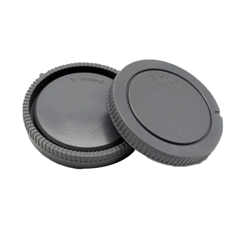 50 par/lote tapa del cuerpo de la cámara + tapa de la lente trasera para Canon nikon Sony NEX para Pentax Olympus Micro M4/3 Panasonic M42 FD soporte de cámara