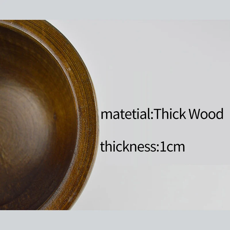 Tazón de afeitar de madera Dscosmetic para hombre, taza de jabón de afeitar, taza de madera para afeitar para hombre