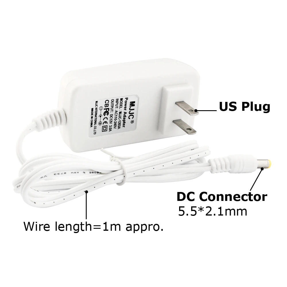 Fuente de alimentación LED 12V 2A 3A 1A adaptador de corriente UE 24V 110V 220V CA a 12 voltios controlador CC para transformador de iluminación de tira LED