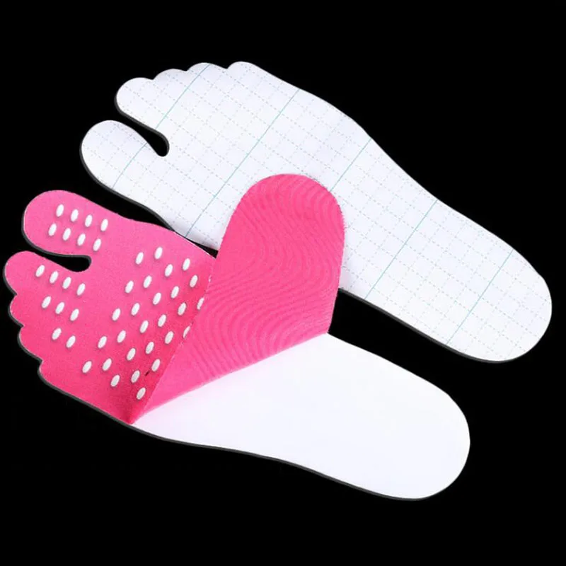 Almohadillas Adhesivas antideslizantes para pies de piscina, alfombrillas de protección de aislamiento Invisible, plantillas de palo descalzo, pegatina para zapatos