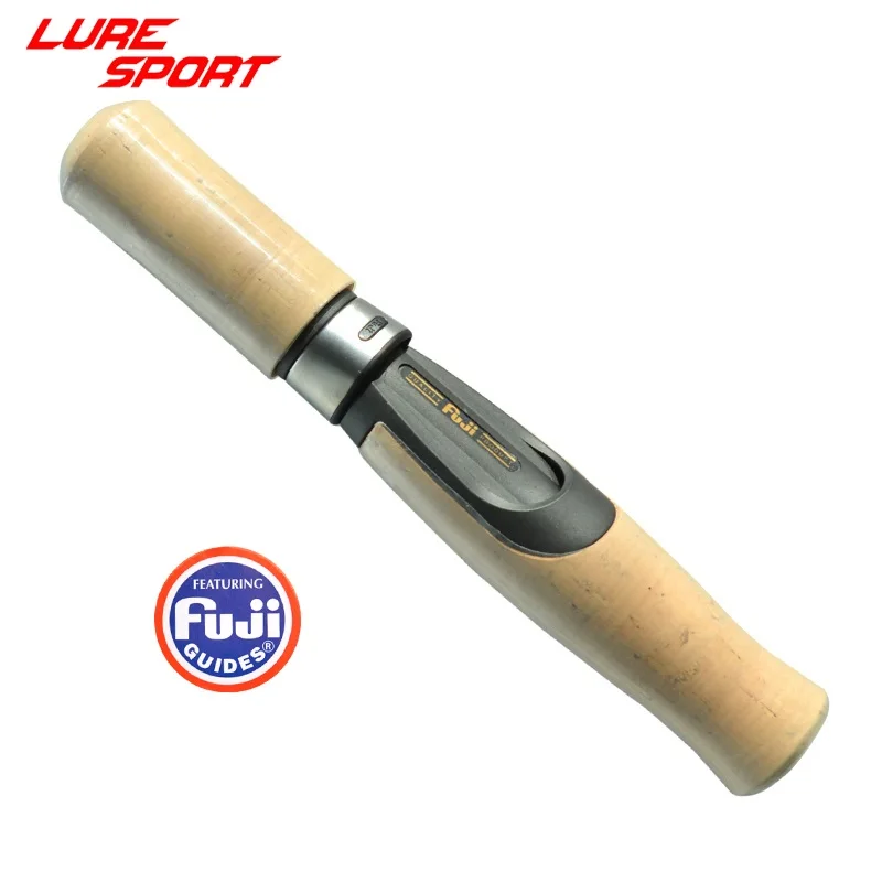LureSport-Juego de tapa y mango de corcho para asiento de carrete FUJI IPSD16, varilla de agarre, Componente de construcción, accesorio DIY