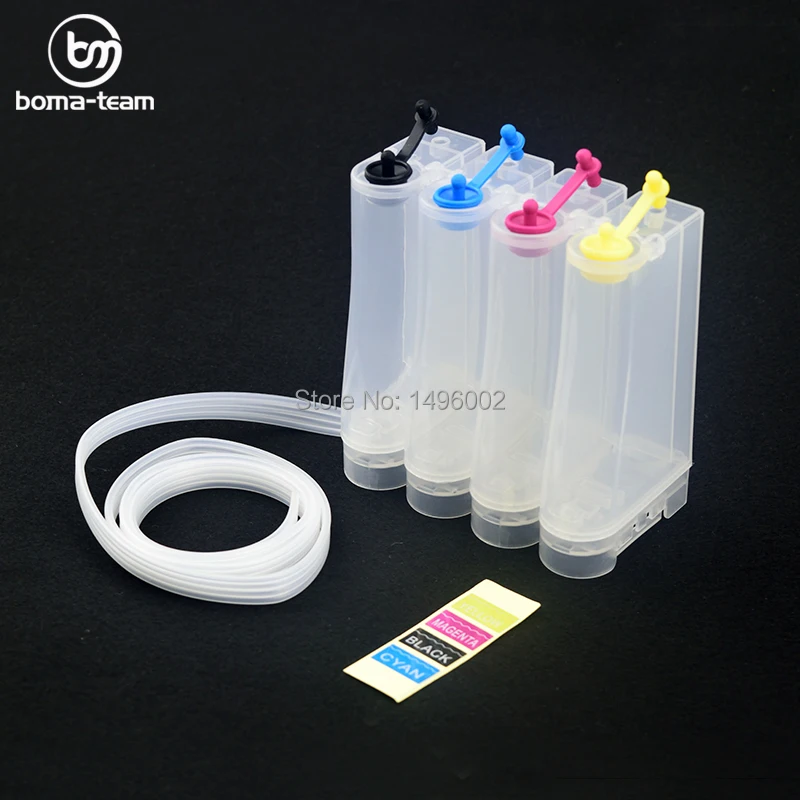 Sistema de suministro continuo de tinta Universal de 4 colores con accesorios, tanque de tinta para uso en HP, Canon, Brother, Epson, todas las impresoras CISS