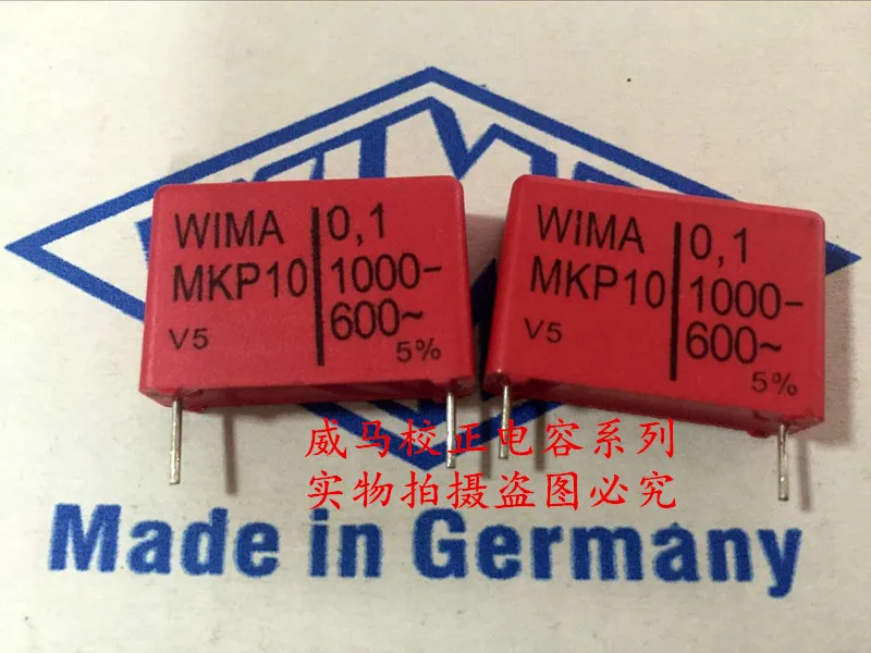2020 gran oferta 10 uds/20 piezas Uds Alemania WIMA MKP10 1000V 0,1 UF 1000V 104 100N P: 22,5mm condensador de Audio envío gratis