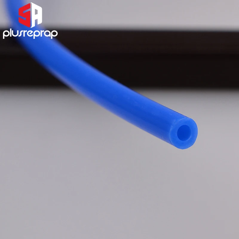 Tubo de PTFE de 1 metro, 2x4mm, ID, 2mm OD, 4mm, para piezas de impresora 3D, tubo Bowden J-head, tubo guía de filamento de 1,75mm