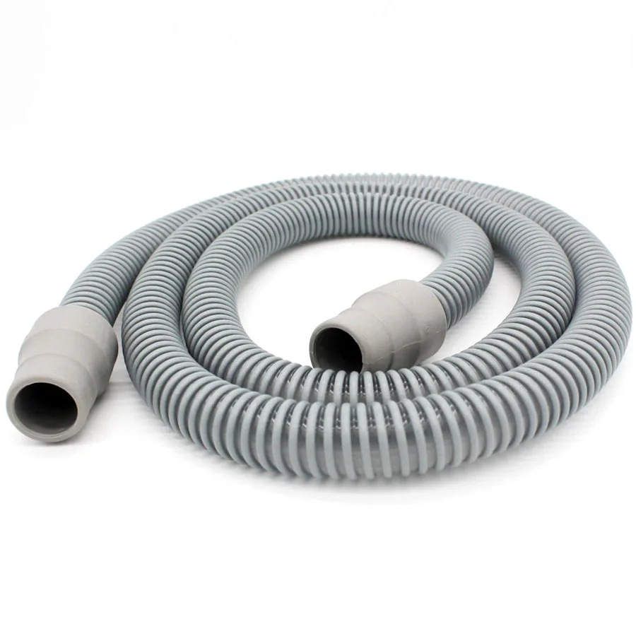 Tubo de máscara de respiración, 2 uds., tubo Flexible, conexión con respirador y aparato de máscara de respiración para Apnea del sueño y ronquidos