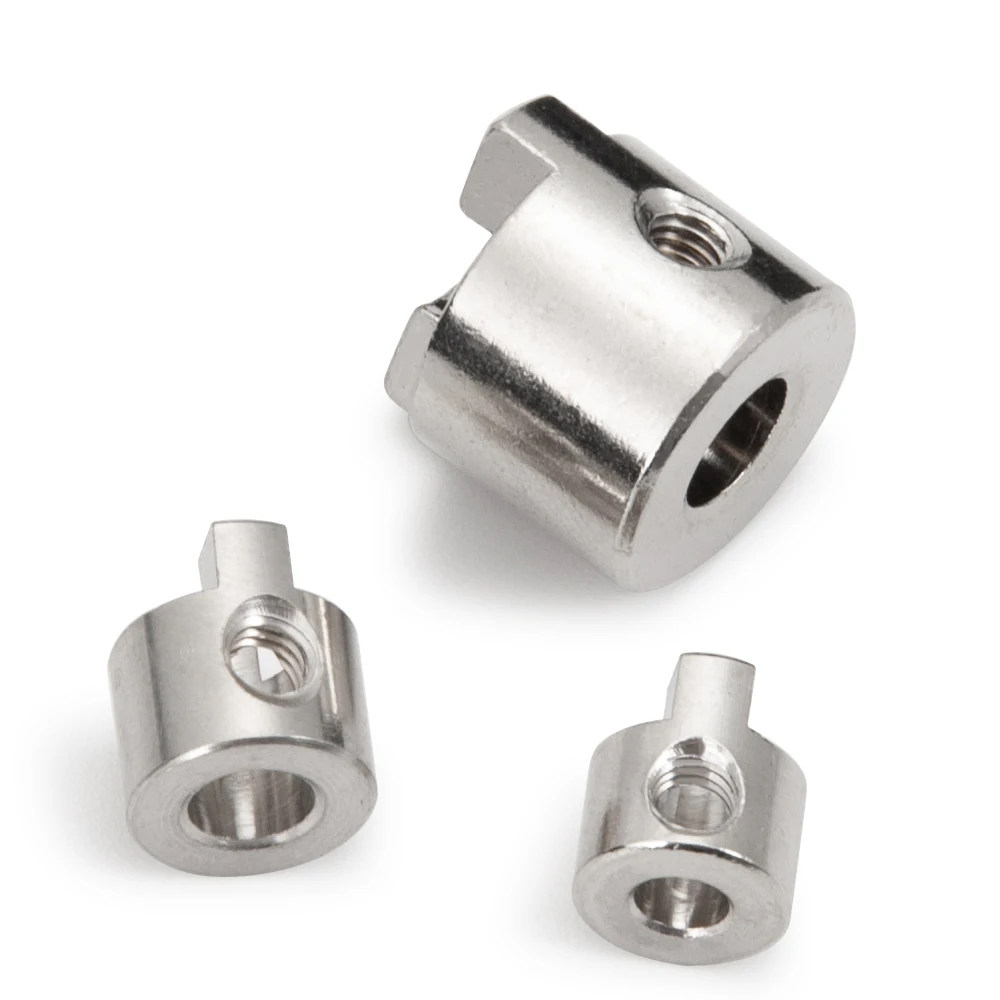 AXSPEED 2/5/10 Uds modelo Rc barco transmisión perro eje muleta 3mm 4mm 5mm para accesorios de eje de transmisión de barco Rc