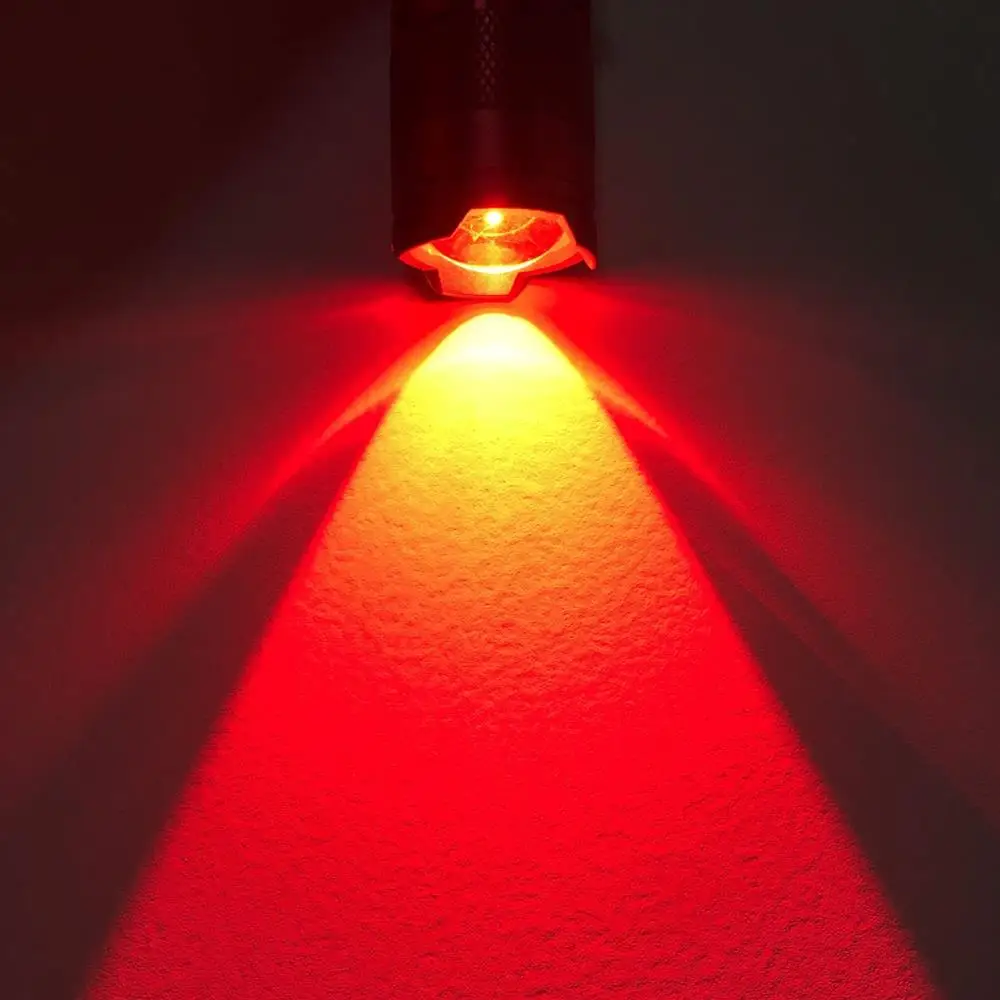 Linterna con Zoom de luz roja, Mini caza, abejas, pesca, vasos sanguíneos, astronomía, observación de estrellas, Detector de cámara de Hotel, lámpara, antorcha AA Cel