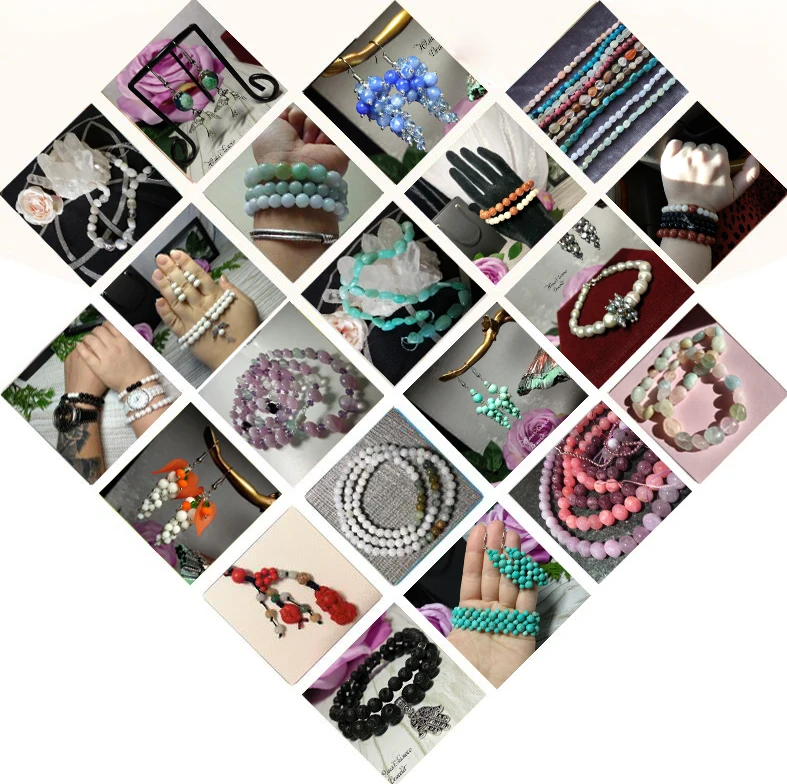 Perlas blancas naturales de agua dulce, perlas cultivadas redondas irregulares para mujer, accesorios de pulsera hechos a mano de 15 pulgadas