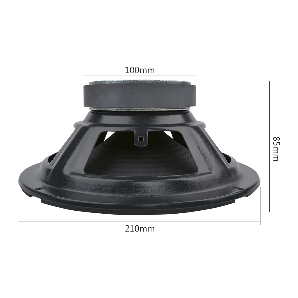 AIYIMA 1 unidad Altavoz de rango medio y graves de 8 pulgadas, 8 ohmios, 50W, núcleo de 35 mm, imán de 100 mm, altavoz de audio, woofer, amplificador para el hogar
