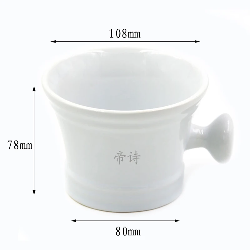 Taza de Cerámica para Afeitar, Tazón para Afeitar para Hombre