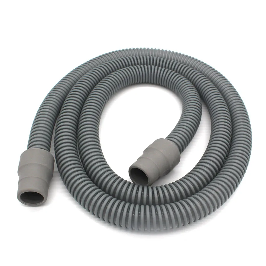 Tubo de máscara de respiración, 2 uds., tubo Flexible, conexión con respirador y aparato de máscara de respiración para Apnea del sueño y ronquidos
