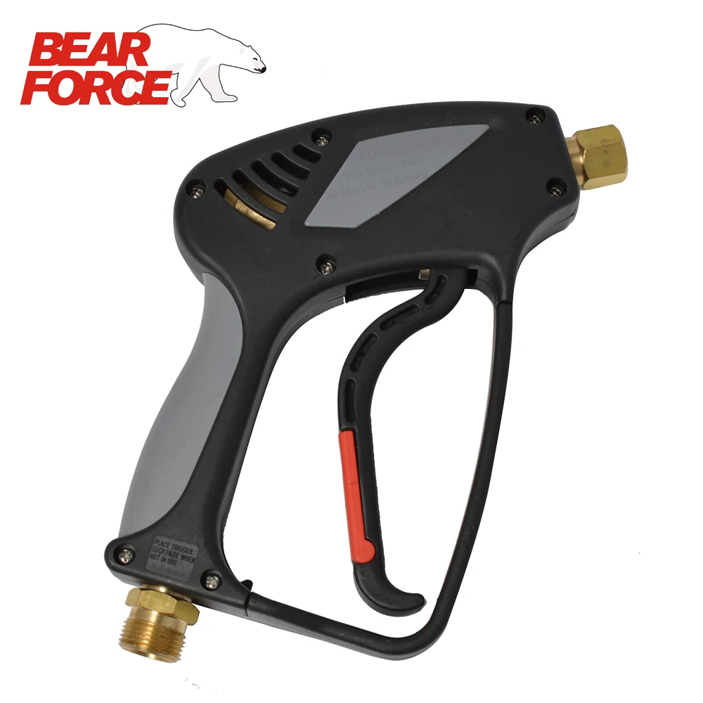 Pistola de Agua a Alta Presión 280 bar 4000 psi M22 Macho + G1/4 Hembra para Lavadoras Eléctricas de Alta Presión Profesionales