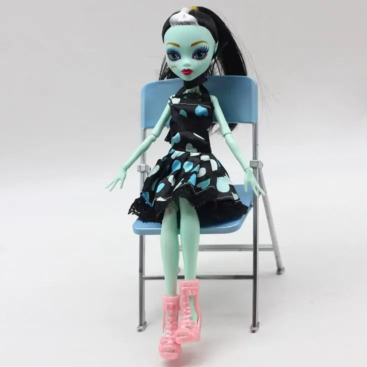 1 Uds. Muñecas monstruo de moda de alta calidad Dráculaura/Clawdeen Wolf/Frankie Stein/negro WYDOWNA Spider cuerpo móvil juguetes para niñas