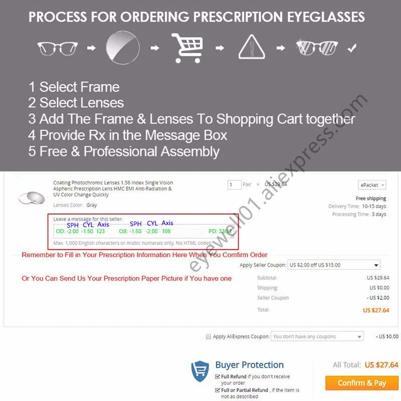 BCLEAR1.61 lentes fotocromáticas graduadas asféricas gafas de sol lente de visión única camaleón al aire libre gris marrón miopía astigmatismo
