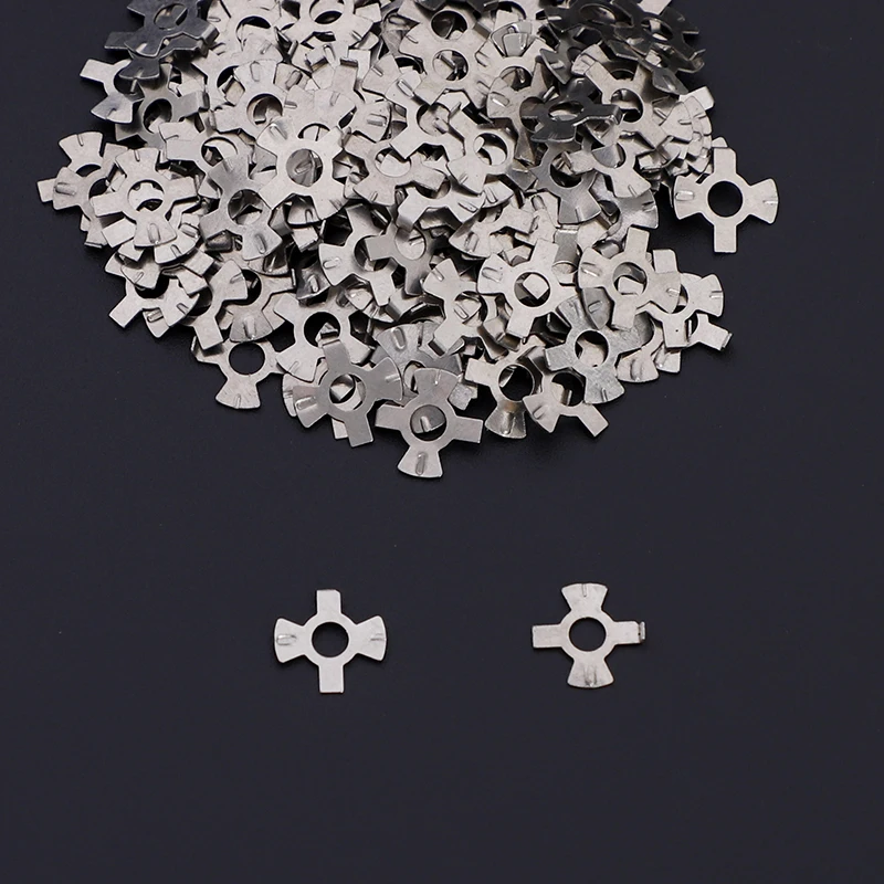 Juego completo de tornillos de Rodamiento de Metal para peluquería, piezas de tijera, accesorio para Estilismo de cabello, 100 unidades