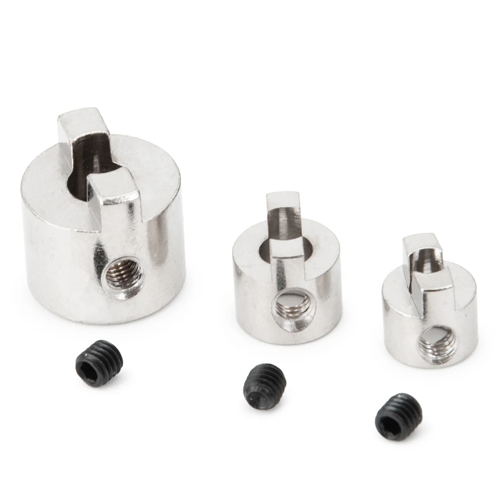 AXSPEED 2/5/10 Uds modelo Rc barco transmisión perro eje muleta 3mm 4mm 5mm para accesorios de eje de transmisión de barco Rc