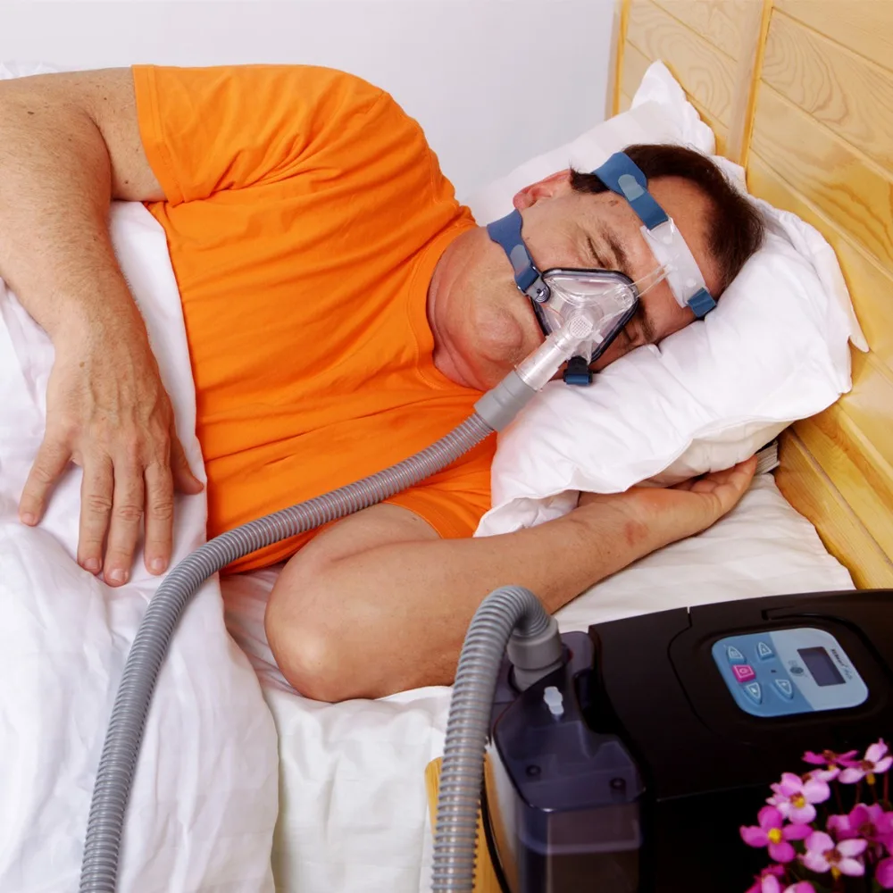 Tubo de máscara de respiración, 2 uds., tubo Flexible, conexión con respirador y aparato de máscara de respiración para Apnea del sueño y ronquidos