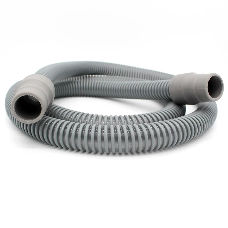 Tubo de máscara de respiración, 2 uds., tubo Flexible, conexión con respirador y aparato de máscara de respiración para Apnea del sueño y ronquidos