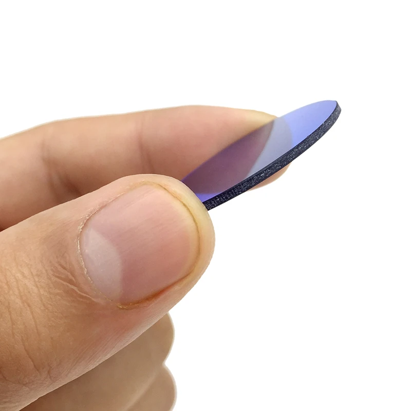 Filtro de Color azul para microscopio profesional 45 42 35 32 mm para accesorios de piezas de microscopio biológico óptico