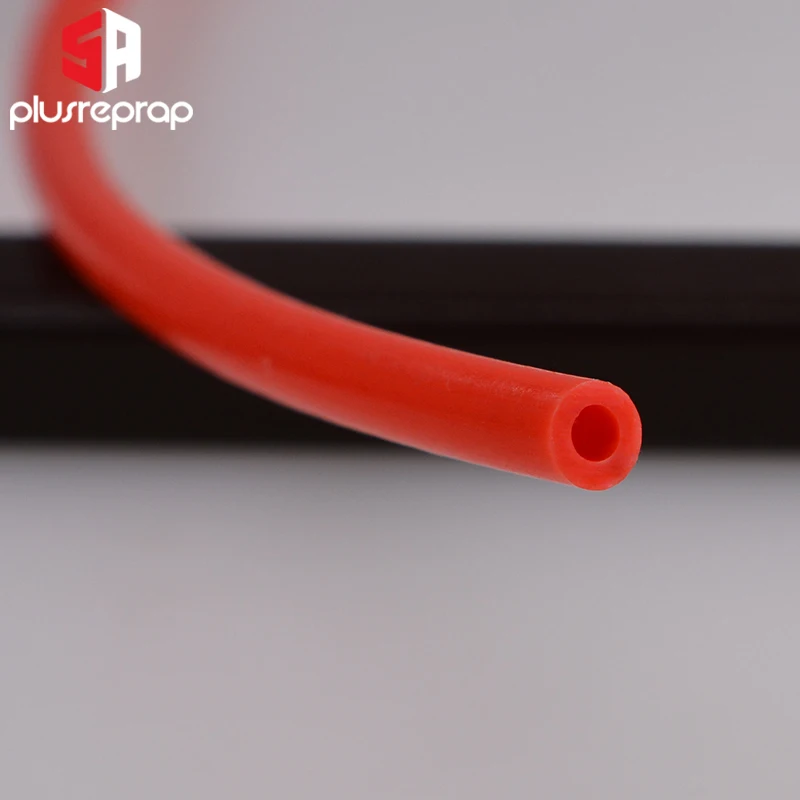 Tubo de PTFE de 1 metro, 2x4mm, ID, 2mm OD, 4mm, para piezas de impresora 3D, tubo Bowden J-head, tubo guía de filamento de 1,75mm