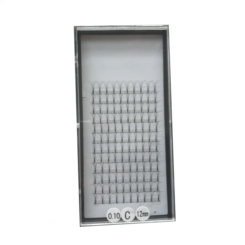 60 bandejas por lote 3D 4D 5D de tallo largo, abanicos de volumen prefabricados, extensión de pestañas de visón voluminosas para profesionales, gran capacidad, 5 docenas
