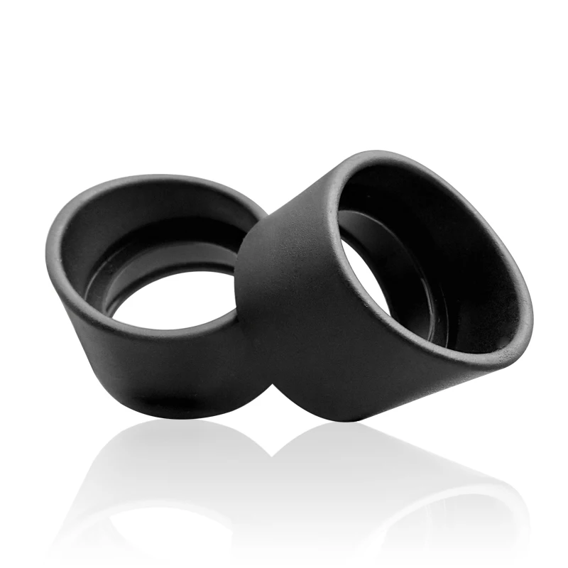 Protectores oculares de 34 mm de diámetro interior, microscopio estéreo, telescopio ocular, pieza ocular de goma de 32-35mm, 2 uds.