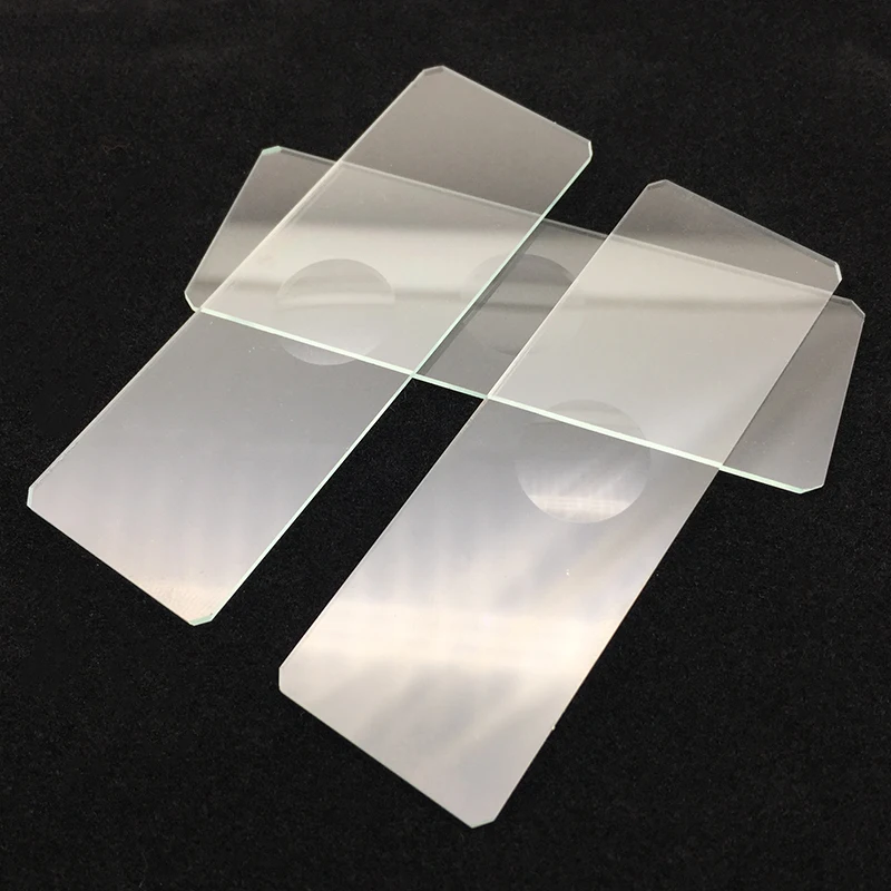 Microscopio cóncavo único reutilizable para laboratorio, portaobjetos de vidrio en blanco, consumibles de laboratorio para muestras de líquido, venta al por mayor, 5 piezas, 7103