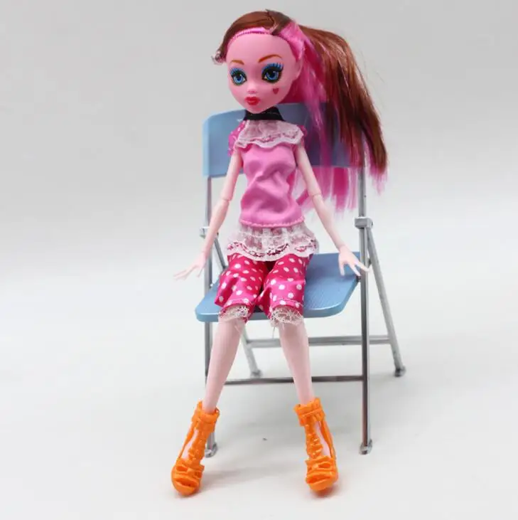 1 Uds. Muñecas monstruo de moda de alta calidad Dráculaura/Clawdeen Wolf/Frankie Stein/negro WYDOWNA Spider cuerpo móvil juguetes para niñas