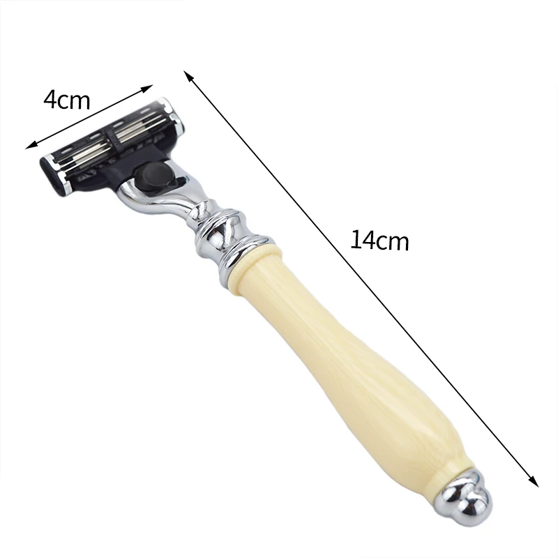 Maquinilla de afeitar con 3 hojas afiladas para hombre.
