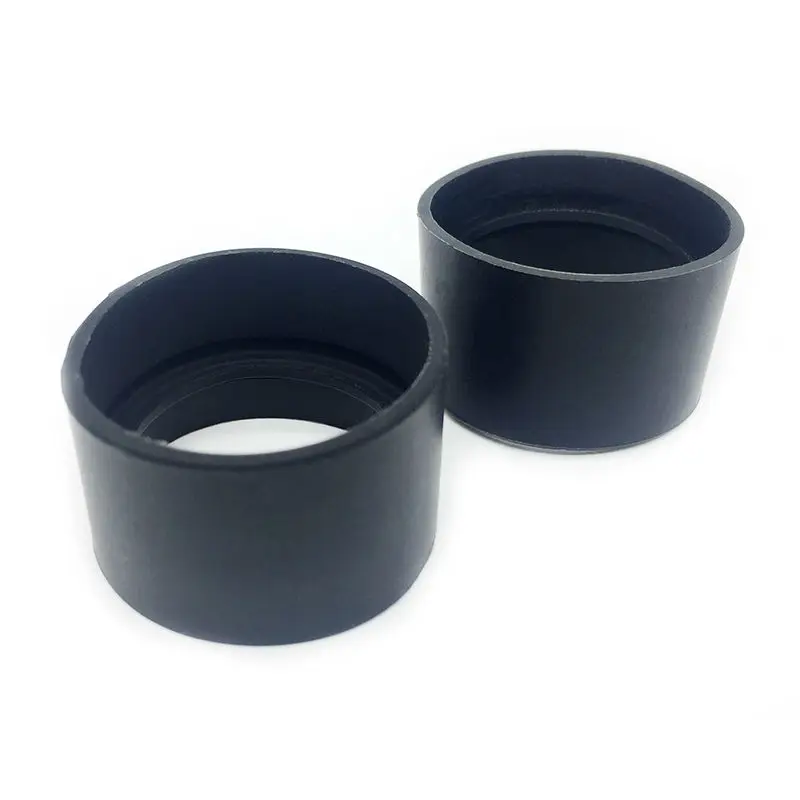 Un par de protectores oculares de goma de 29-30mm para lentes oculares de microscopio Binocular, accesorios para microscopio