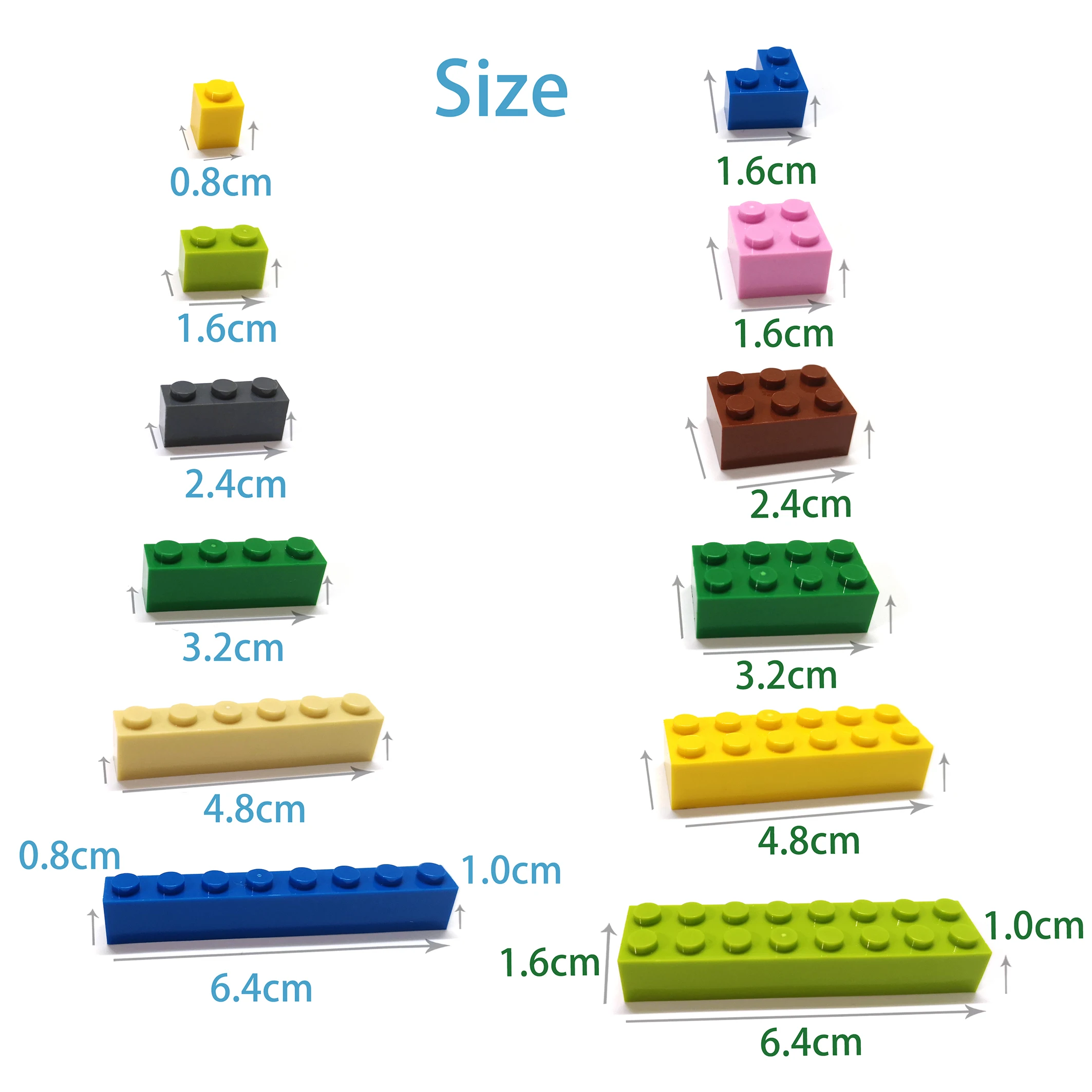100 Uds. Azulejo 1x1 redondo DIY bloques de construcción 33 colores juguetes educativos creativos para niños tamaño Compatible con 98138
