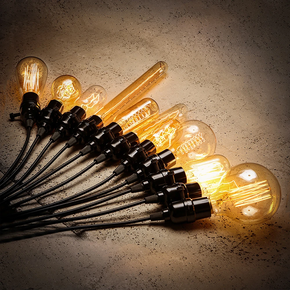 Bombilla Retro Vintage Edison E27 40w 220v ampolla bombilla Vintage lámpara Edison filamento bombilla incandescente lámpara Retro decoración interior
