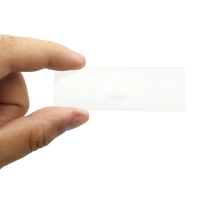 Microscopio cóncavo único reutilizable para laboratorio, portaobjetos de vidrio en blanco, consumibles de laboratorio para muestras de líquido, venta al por mayor, 5 piezas, 7103