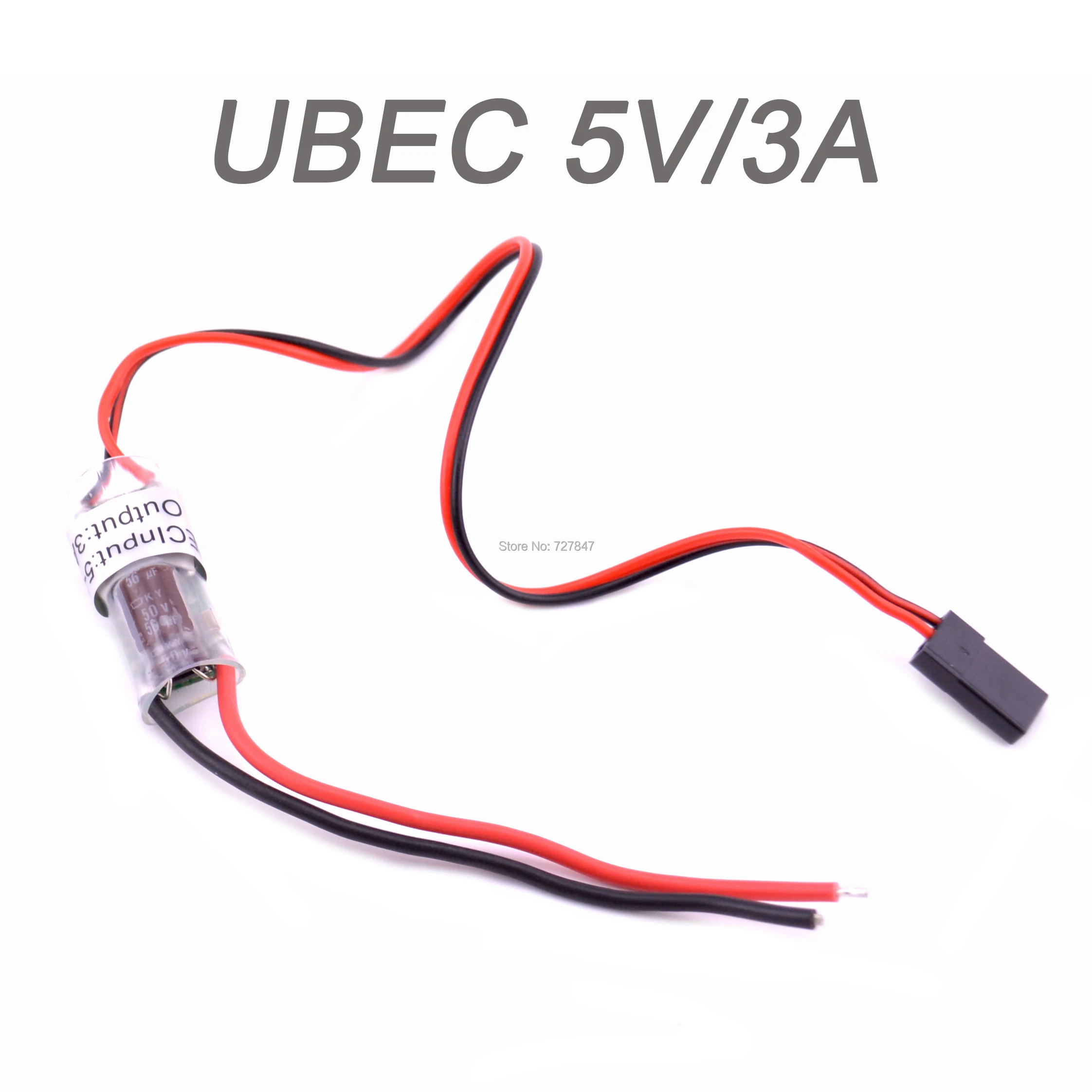 FPV RC UBEC BEC 5V 3A 5A 7A 15A 5V/3A/5A/7A/15A El ruido RF más bajo BEC Regulador de conmutación antiinterferencias de blindaje completo