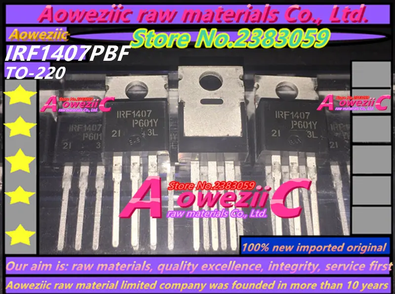 Aoweziic-2016 + 100 nuevo, original e importado, IRF1407, IRF1407PBF, TO220, FET, 130A, 75V