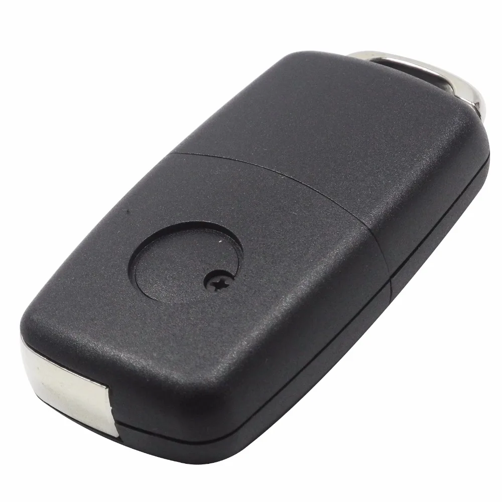 Jingyuqin 10X mejor calidad 3 Tecla de botón Shell para VW Golf Passat Polo Touran Bora Ibiza Leon Octavia Fabia remoto clave sin grabar