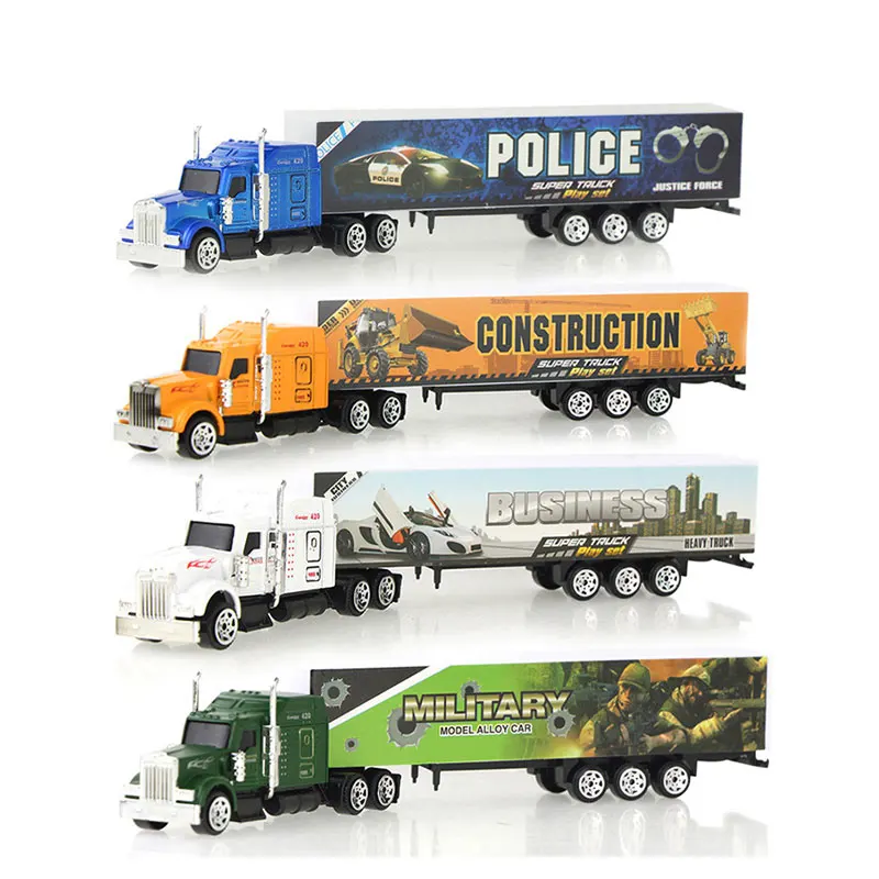 1 piezas de aleación de camión modelo Diecast coche de juguete contenedor de aceite tanque del camión Multi-color vehículos juguetes de regalo de cumpleaños para los niños