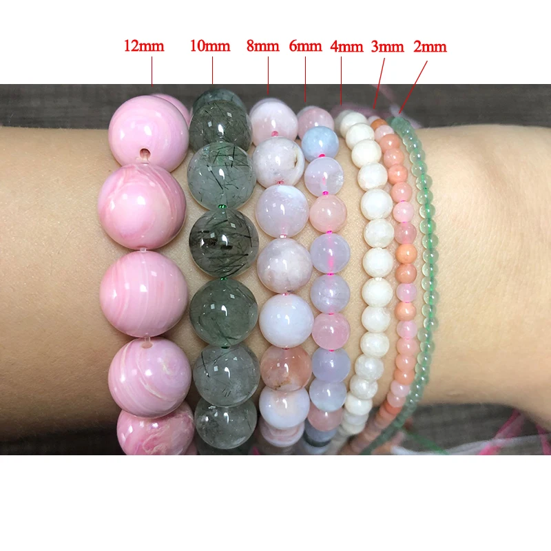 Perlas blancas naturales de agua dulce, perlas cultivadas redondas irregulares para mujer, accesorios de pulsera hechos a mano de 15 pulgadas