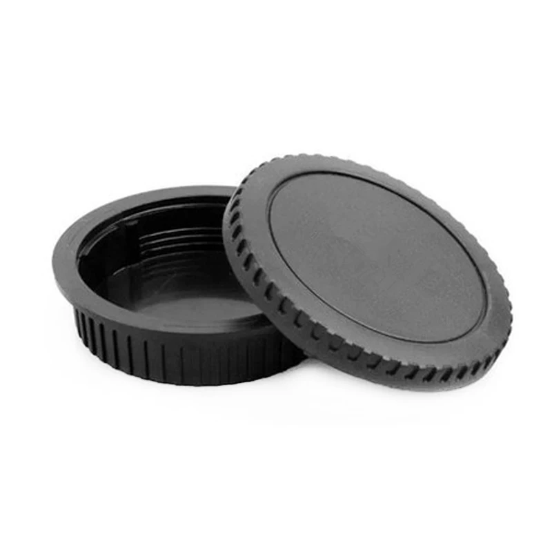 50 par/lote tapa del cuerpo de la cámara + tapa de la lente trasera para Canon nikon Sony NEX para Pentax Olympus Micro M4/3 Panasonic M42 FD soporte de cámara