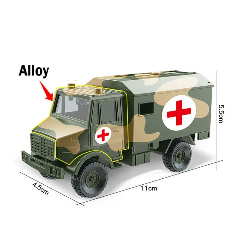 Coche de aleación de Metal, simulación de mecanismo de relojería, tanque armado militar, vehículo blindado, coche, camión, juguete para niños, modelo de helicóptero