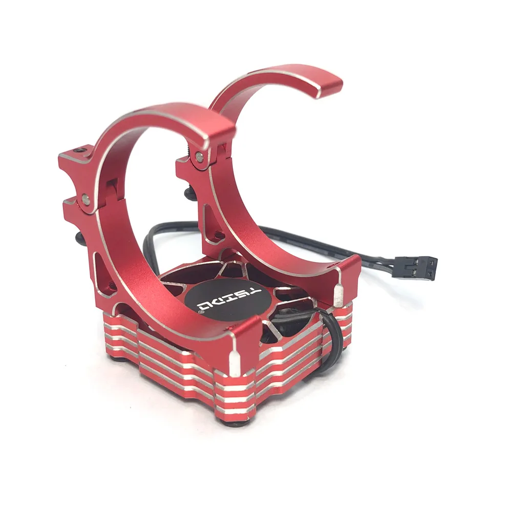YSIDO 30mm 40mm ventilador de alto RPM potentes tormentas disipador de calor rápido refrigeración de Metal con soporte para 1/8 1/10 1/12 ARRMA Traxxas HSP RC Car