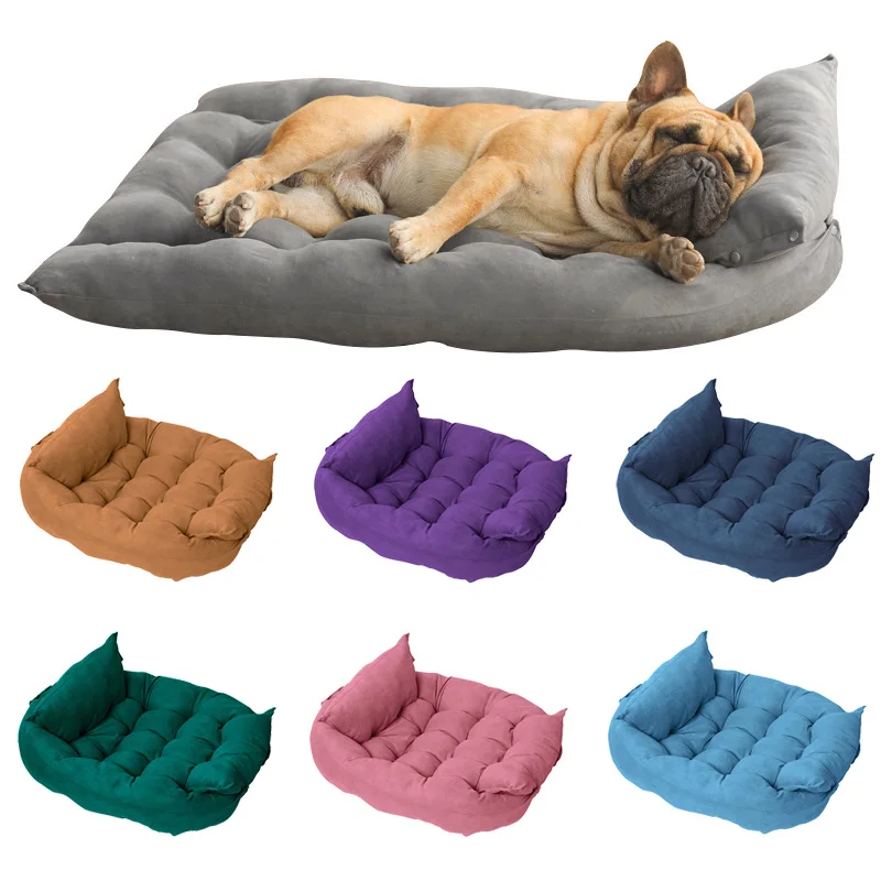 Cama Nido Multifuncional para Mascotas, Estilo Bulldog Francés, para Perros Pequeños y Medianos, Gatos, Pug, Colchoneta Suave para Cachorros, Accesorios y Suministros para Mascotas