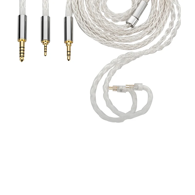 MOONDROP Line K Cable para auriculares Cable mejorado chapado en plata de cobre de alta pureza Kato Aria