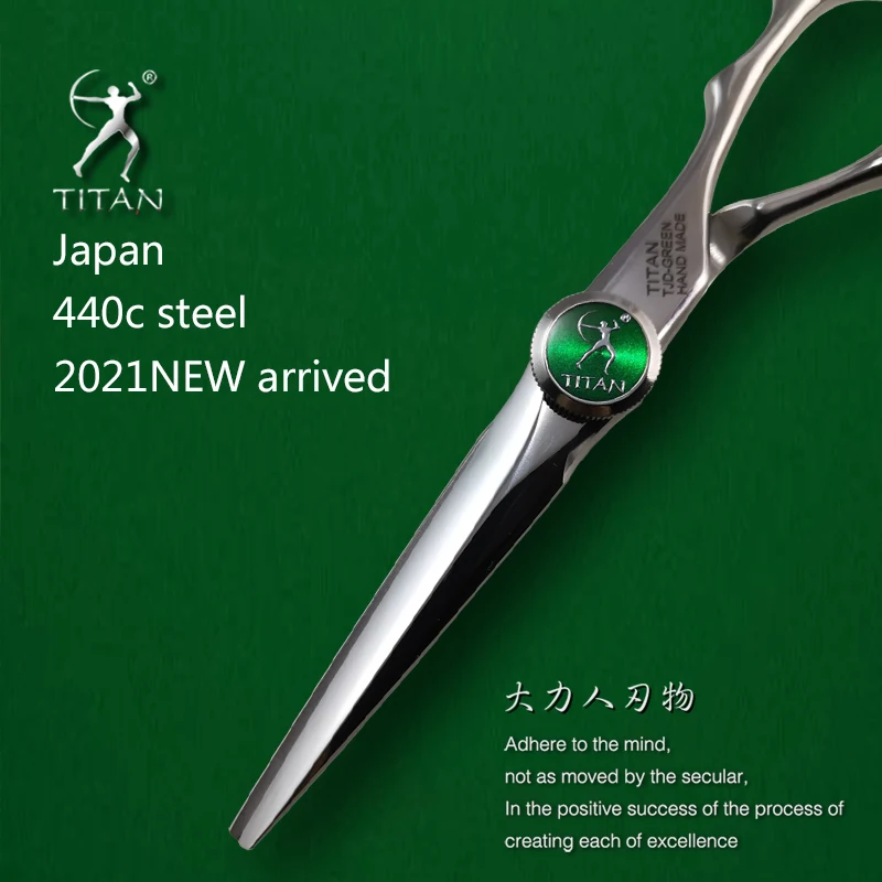 Tijeras Profesionales de Peluquería Titan para Cortar y Entresacar Cabello, Herramienta para Salón de Belleza y Barbería